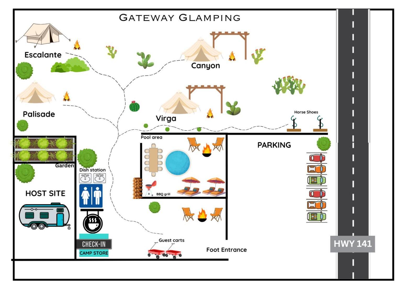 Gateway Glamping Hotel Exterior photo